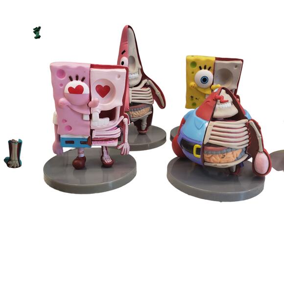 Nickelodeon Hidden Dissectibles SpongeBob Squarepants Figures RARE - Picture 3 of 16